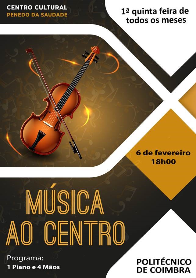 Rádio Regional do Centro: Concerto com “1 Piano e 4 Mãos” no Centro Culturaldo Politécnico de Coimbra