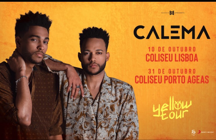 Rádio Regional do Centro: Calema arrancam em Outubro com a “Tour Yellow” em Lisboa e no Porto