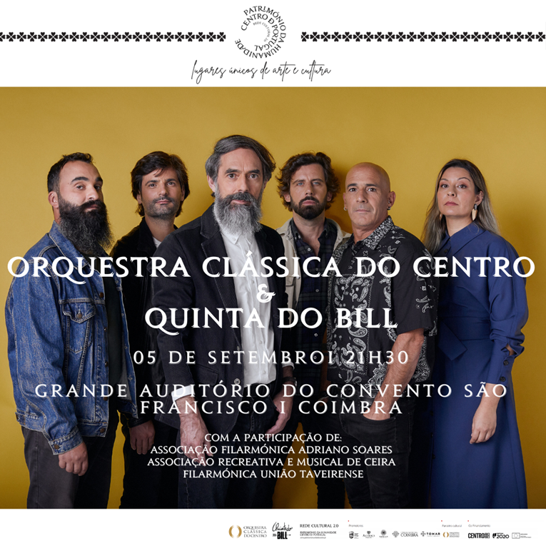 Rádio Regional do Centro: OCC, Quinta do Bill e filarmónicas de Coimbra juntos em palco no Convento São Francisco