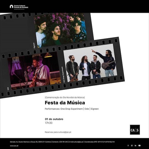 Rádio Regional do Centro: Festa da Música no Centro Cultural do Politécnico de Coimbra