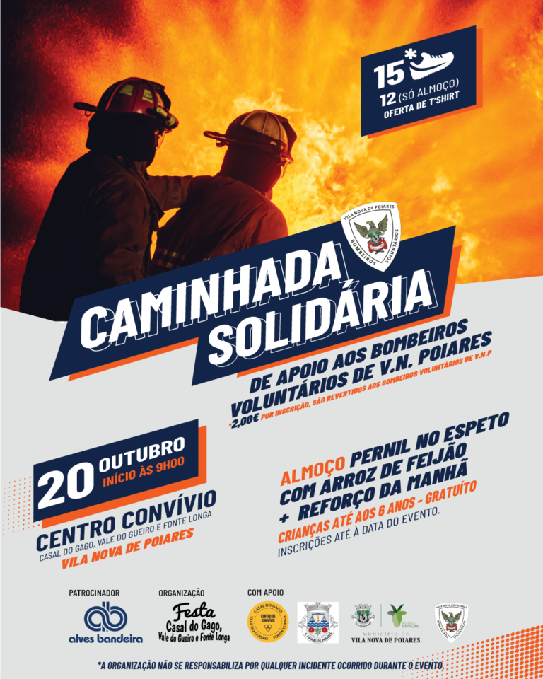 Rádio Regional do Centro: Caminhada Solidária em Apoio aos Bombeiros Voluntários de Vila Nova de Poiares