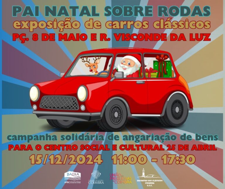 Rádio Regional do Centro: Campanha Solidária Pai Natal sobre Rodas no dia de 15 de Dezembro na Baixa de Coimbra